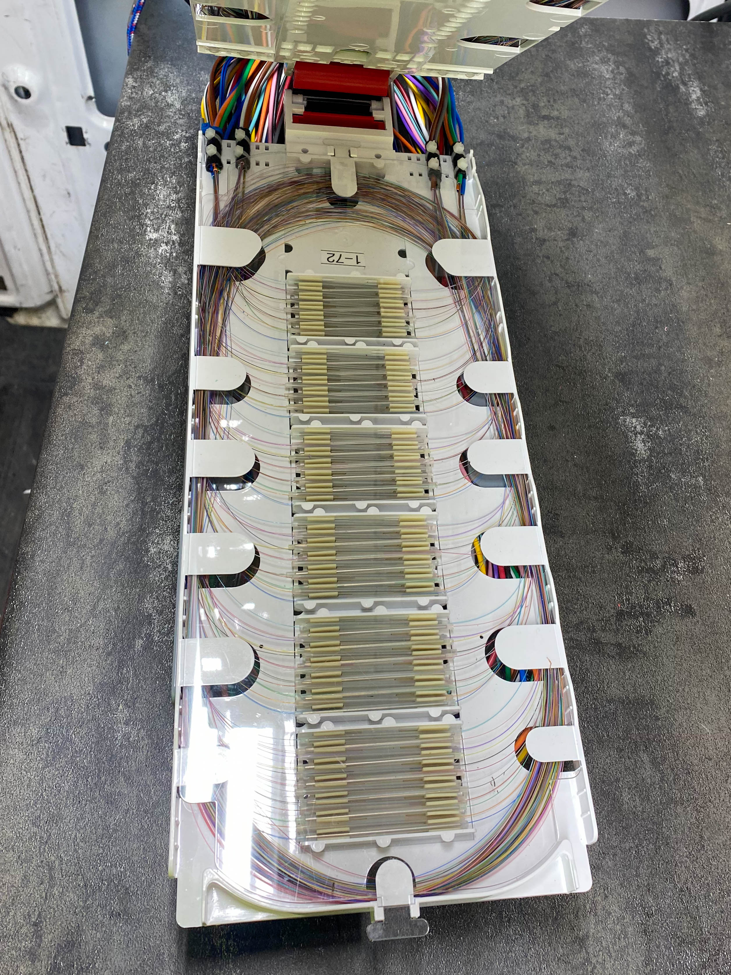 Fiber optic testing process